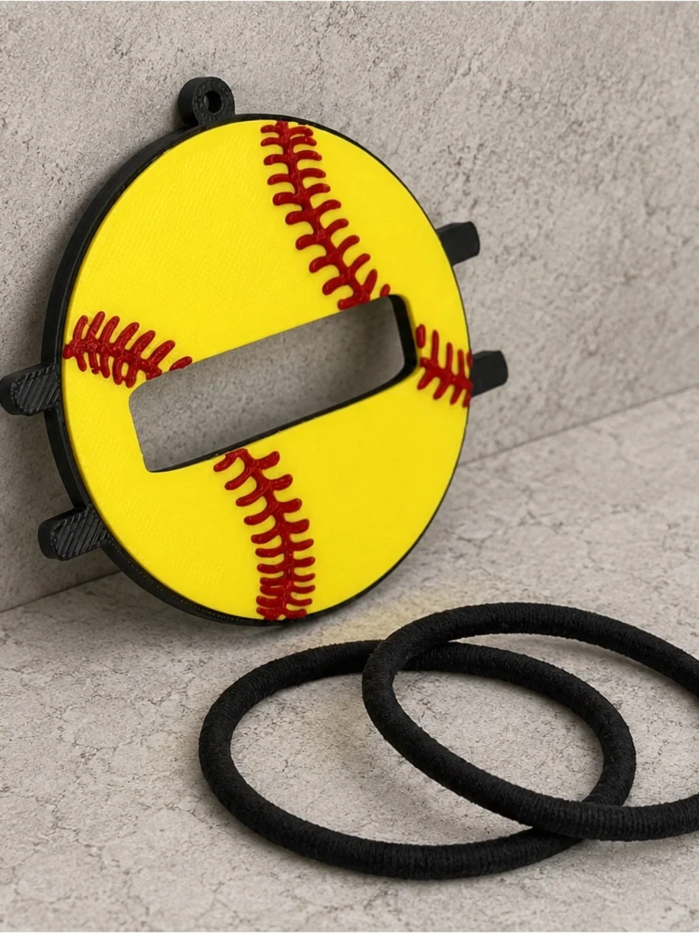 Softball Hair tie holder